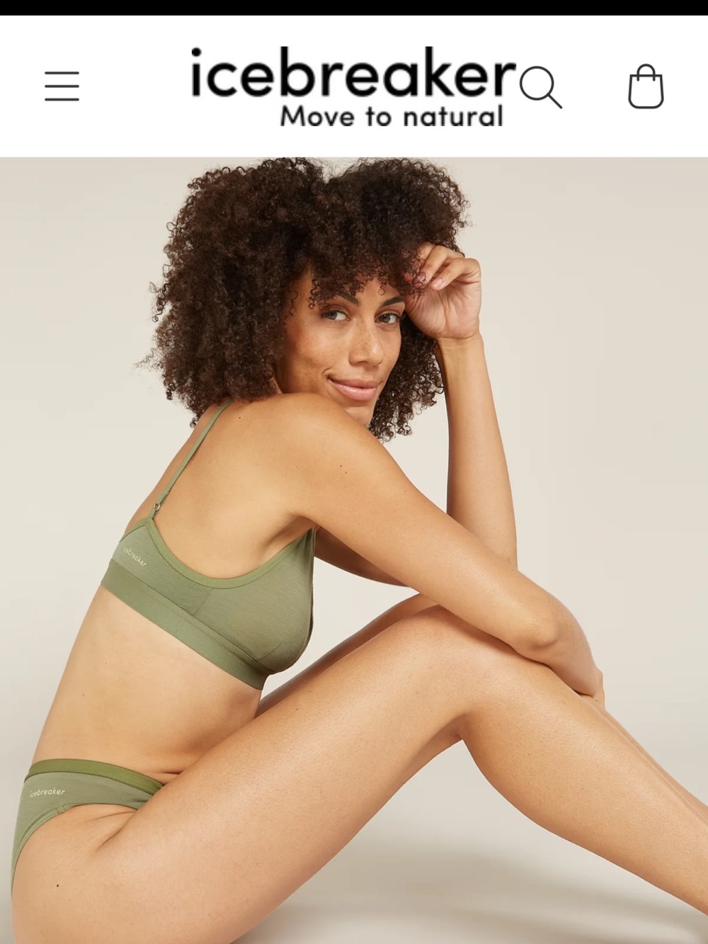 Women's Merino 150 Siren Bra by icebreaker - Picture 6 of 10
